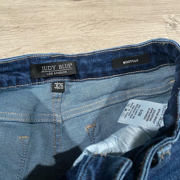 Judy Blue 88327 Monique Mid Rise Nondistressed Bootcut Jeans - Picture 5 of 8